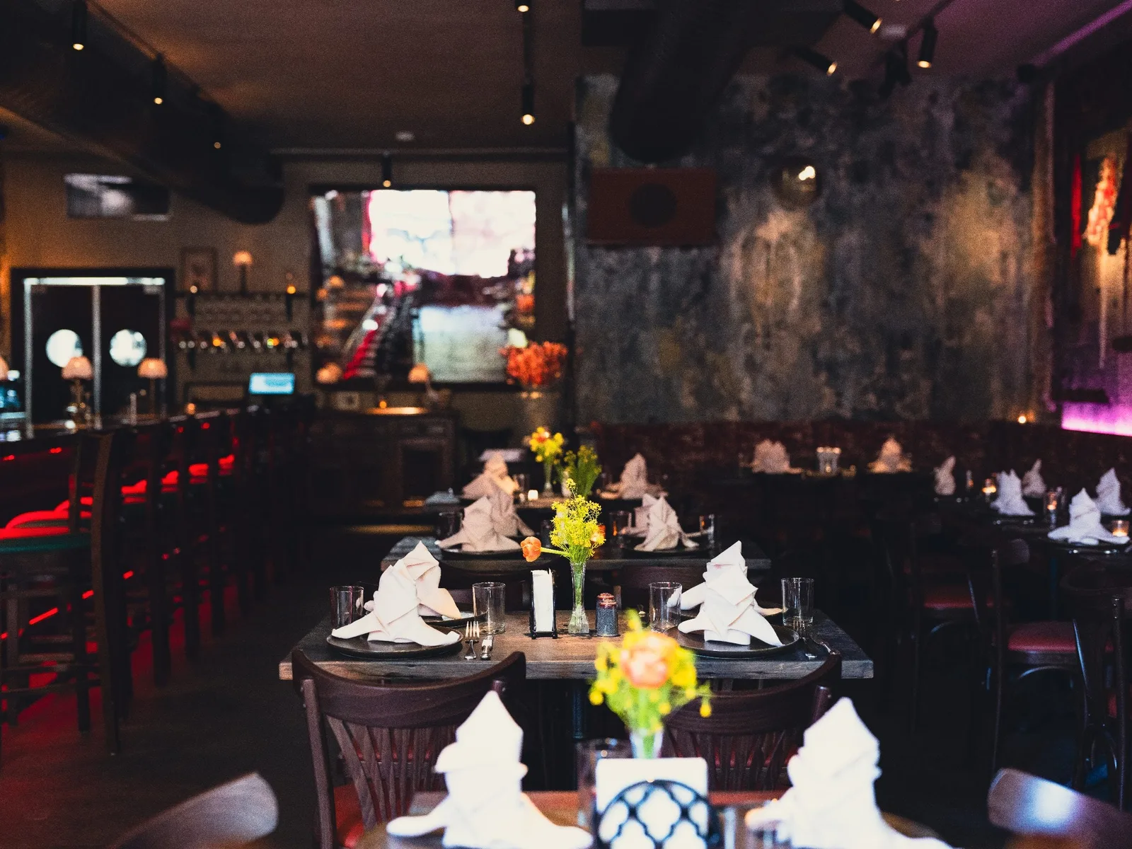 GUSI Restaurant & Bar — 432 Sixth Avenue, Greenwich Village, NYC Interior of GUSI restaurant and bar in Greenwich Village, New York — first-floor dining and bar space at 432 Sixth Avenue.